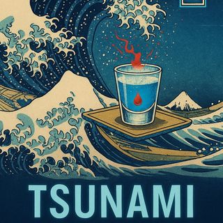 TSUNAMI (Tequila, Succo di Limone, Blue Curaçao, Tabasco) (30ml, 1 Shot)