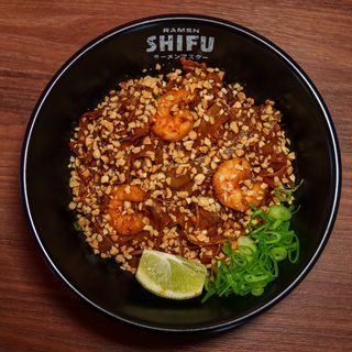 Pad thai con gamberi