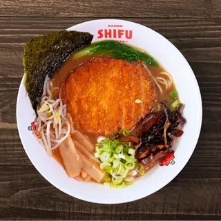 Vegan Fried Chicken ramen