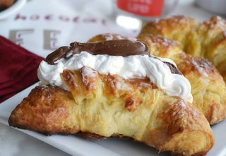 Cornetto Nutella e panna