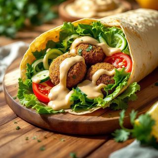 Piadina falafel piccolol