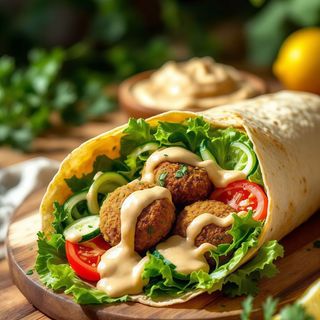 Piadina fallafel grande