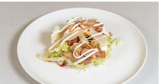 Insalata con pollo pancetta e parmigiano gluten free