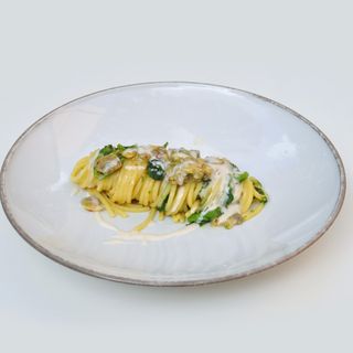 Spaghettone Friarielli e Lupini