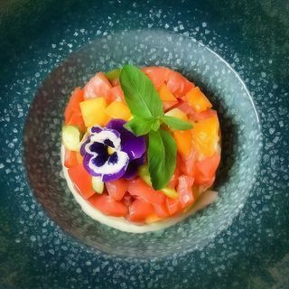 50. Tartare with fruit