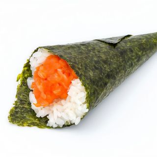 63T. Temaki spicy salmon