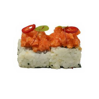 63. Spicy salmon roll