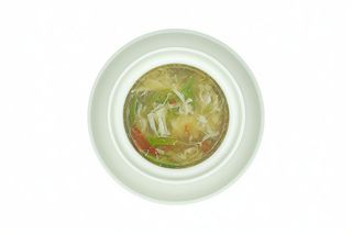 541. Zuppa granchio e asparagi