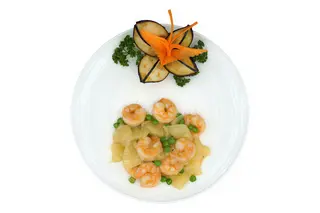 538. Gamberi all'ananas