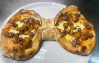 Calzone aperto toscana al forno
