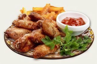 Piatto alette di pollo