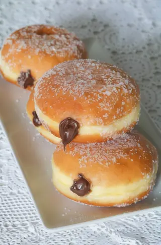 Bombolone Nutella e panna