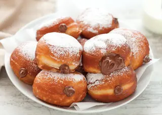 Bombolone alla Nutella e cioccolato bianco