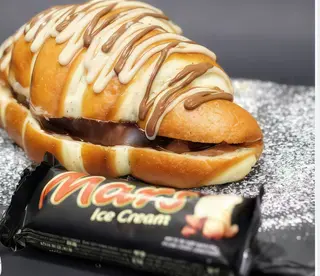 Cornetto con Nutella e Mars