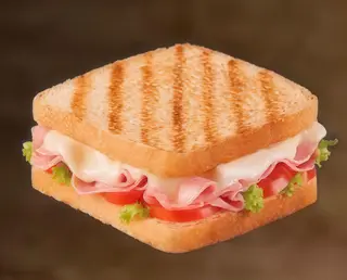 Toast prosciutto cotto e fontina