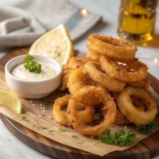 Anelli di cipolla fritti (fried onion rings)