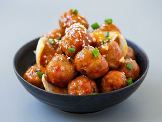 Sweet and sour meatballs