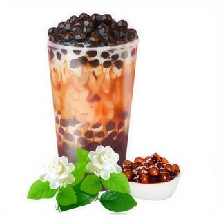 T37 - Tè gelsomino & Latte con  Tapioca e caramello