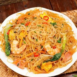 208 - SPAGHETTI DI RISO CON GAMBERETTI