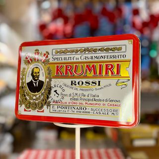 Krumiri Rossi di Casale Monferrato, scatola in latta da 400g 