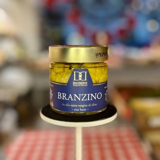 Filetti di branzino in olio extra vergine di oliva 200g