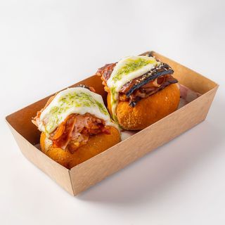 Boon con parmigiana e mortadella 2 pezzi