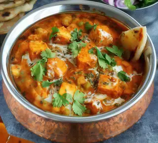 Matar paneer