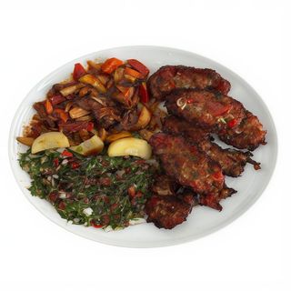 Piatto di Arook (tawa kebab)