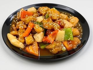 Pollo in salsa agropicante(甜辣鸡)