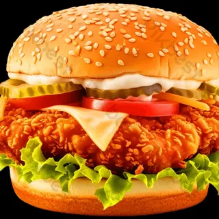 9.chicken burger menu