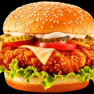 9.chicken burger menu
