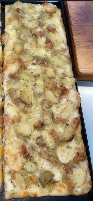 Patate al forno e guanciale