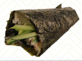 18. Temaki california con granchio, avocado e maionese