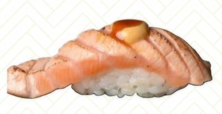 61. Nigiri salmone scottato