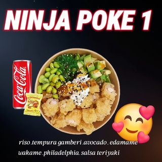 Poke 1 tempura gamberi 