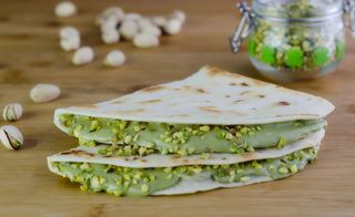 Piadina con crema al cacao fondente