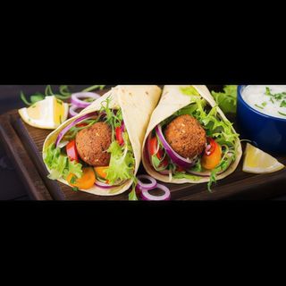 Piadina falafel / arrotolato falafel