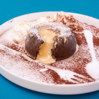 Tortino cuore caldo pistacchio