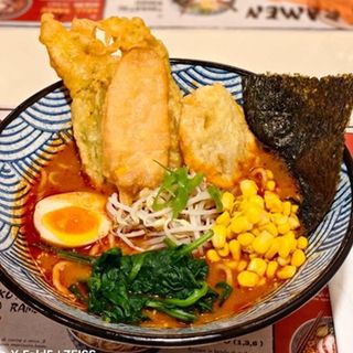 R17 Tempura yasai ramen