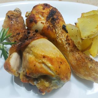 Pollo e patate arrosto