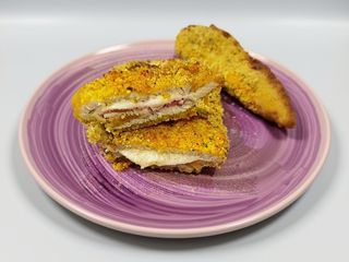 Cordon Bleu fatto in casa con patatine fritte