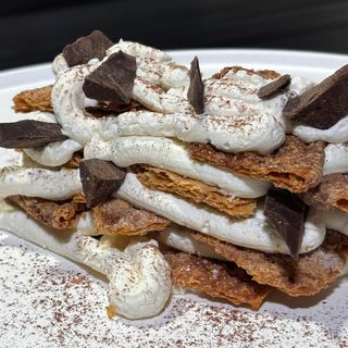 Mille foglie chantilly e cacao senza glutine