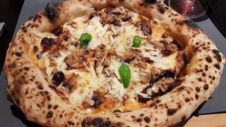 Salsiccia, melanzane, gorgonzola