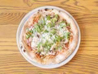 Funghi misti, grana e rucola