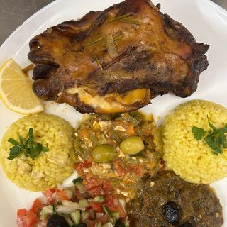 Testa di agnello al forno راس علوش في الفرن