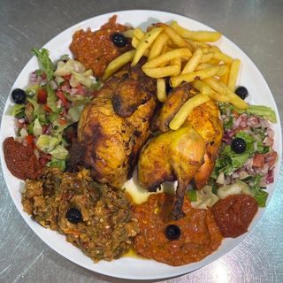 Pollo marinato con verdure دجاج روتي بالجو التونسي