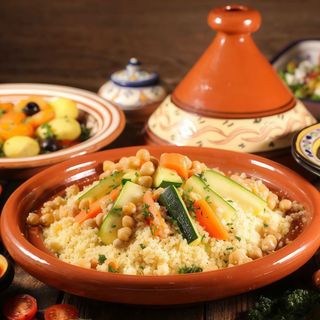Cous cous vegetariano كسكس بالخضر من غير لحم 