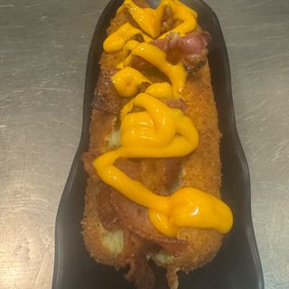 Crocchè bacon croccante e cheddar