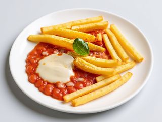 Pizza salsiccia e patatine