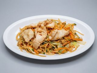 29a Spaghetti di riso con pollo